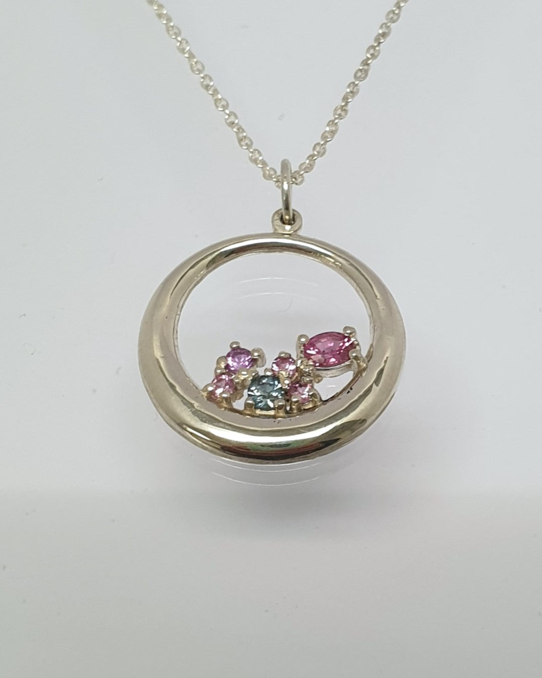 Aurora Breeze - silver necklace
